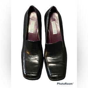 massimo women’s size 10 Italian leather loafers